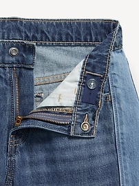 View large product image 5 of 5. Super Baggy Two-Tone Wide-Leg Jeans for Girls