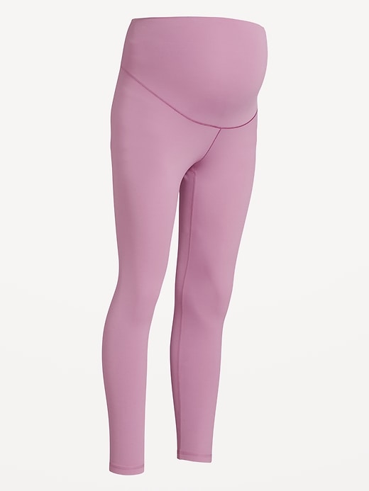 Image number 4 showing, Maternity Full Panel StudioSmooth 7/8 Leggings