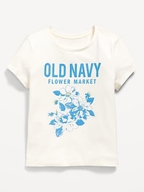 Image number 1 showing, Short-Sleeve Logo-Graphic T-Shirt for Girls