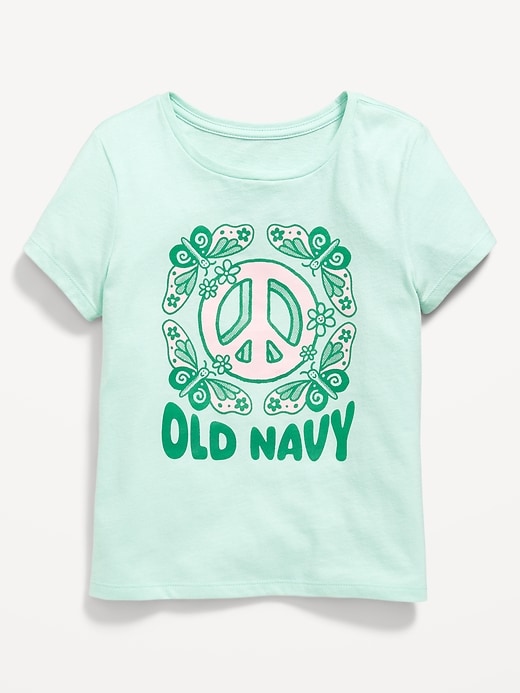 View large product image 1 of 1. Short-Sleeve Logo-Graphic T-Shirt for Girls
