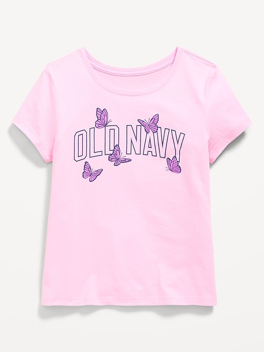 View large product image 1 of 1. Short-Sleeve Logo-Graphic T-Shirt for Girls