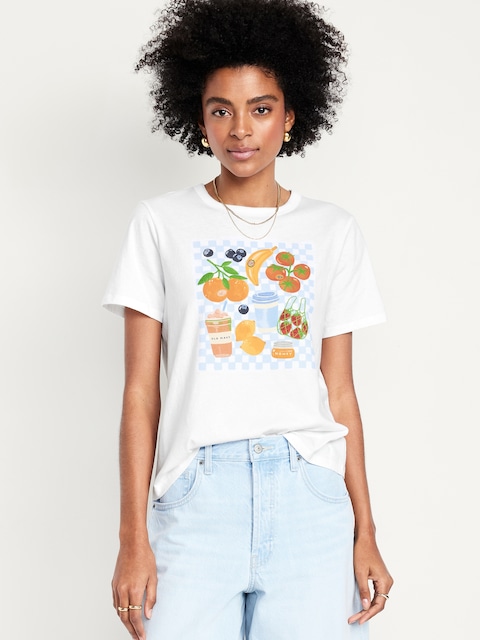 EveryWear Crew-Neck Graphic T-Shirt