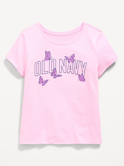 Short-Sleeve Logo-Graphic T-Shirt for Girls