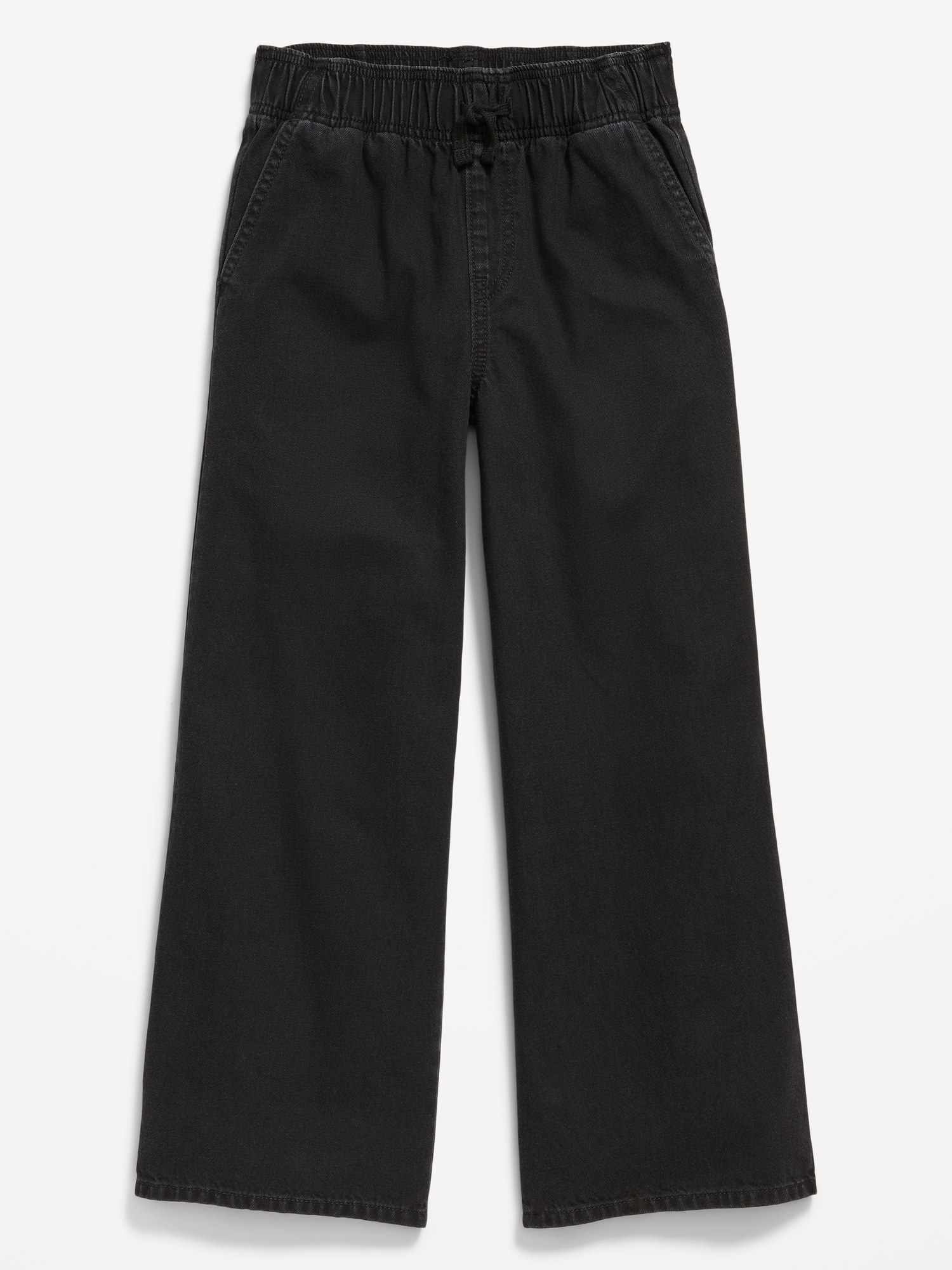 High-Waisted Baggy Wide-Leg Pull-On Jeans for Girls