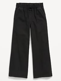 Image number 1 showing, High-Waisted Baggy Wide-Leg Pull-On Jeans for Girls