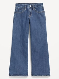 Image number 1 showing, Super Baggy Wide-Leg Jeans for Girls