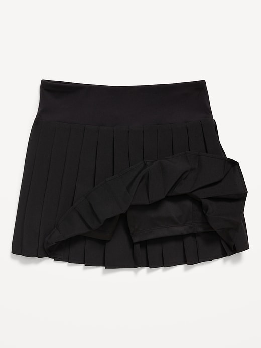View large product image 2 of 2. High-Waisted Pleated Performance Skort for Girls