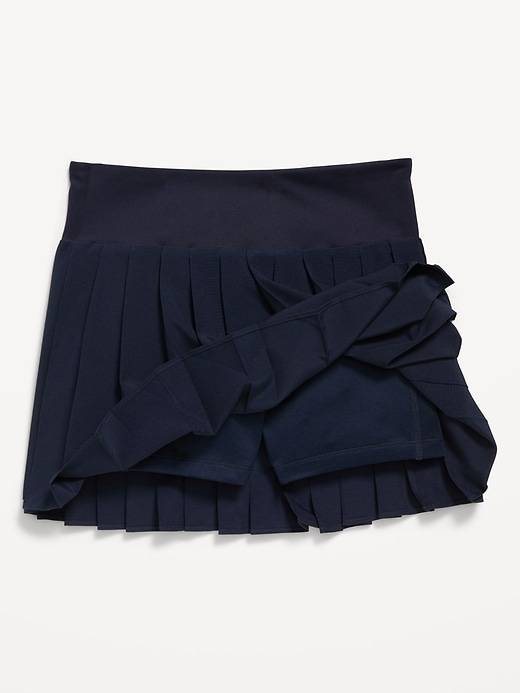 View large product image 2 of 2. High-Waisted Pleated Performance Skort for Girls