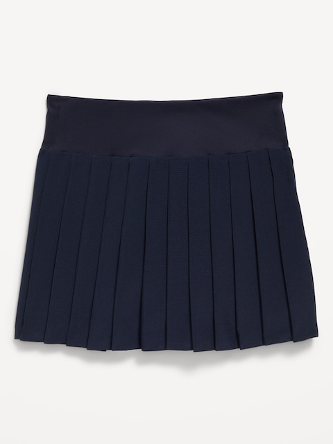 Jupe-short Performance plissée à taille haute pour Fille