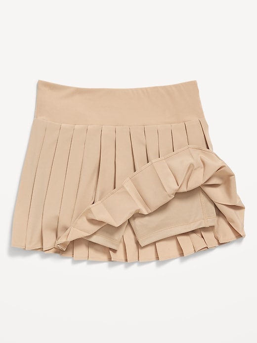 View large product image 2 of 2. High-Waisted Pleated Performance Skort for Girls