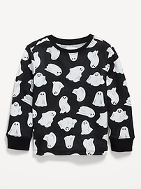 Image number 1 showing, Printed Long-Sleeve T-Shirt for Toddler Boys