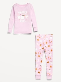 L'image numéro 3 présente Pyjama ajusté à motif pour tout-petit et bébé