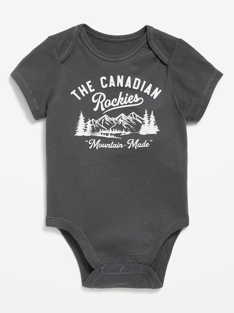 Short-Sleeve Canada Graphic Bodysuit for Baby