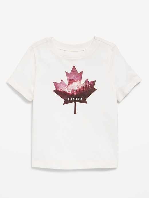 View large product image 1 of 1. Unisex Canada Graphic T-Shirt for Toddler