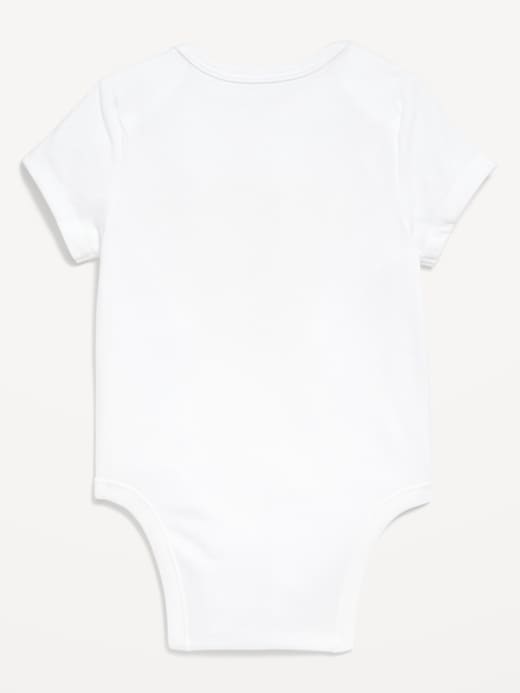 View large product image 2 of 3. Short-Sleeve Canada Logo-Graphic Bodysuit for Baby