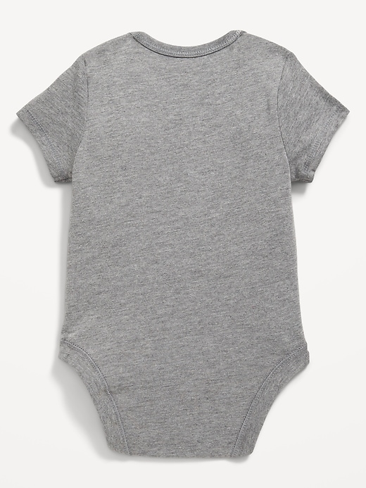 View large product image 2 of 3. Short-Sleeve Canada Logo-Graphic Bodysuit for Baby