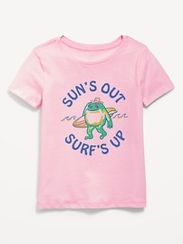 L'image numéro 1 présente T-shirt à manches courtes à imprimé pour fille