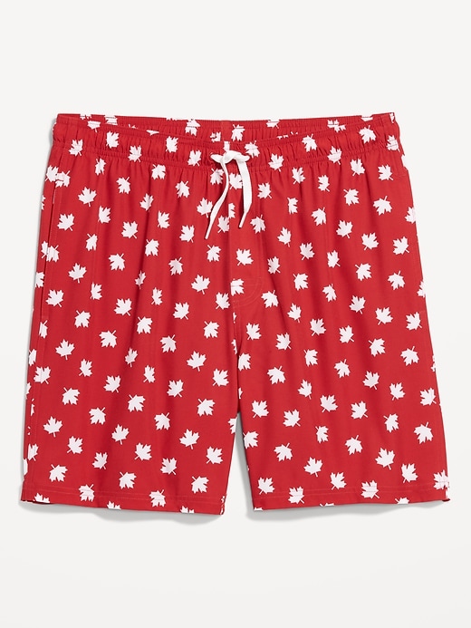 Image number 3 showing, Printed Swim Trunks -- 7-inch inseam
