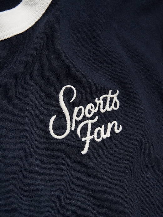 Image number 4 showing, EveryWear Graphic Ringer T-Shirt