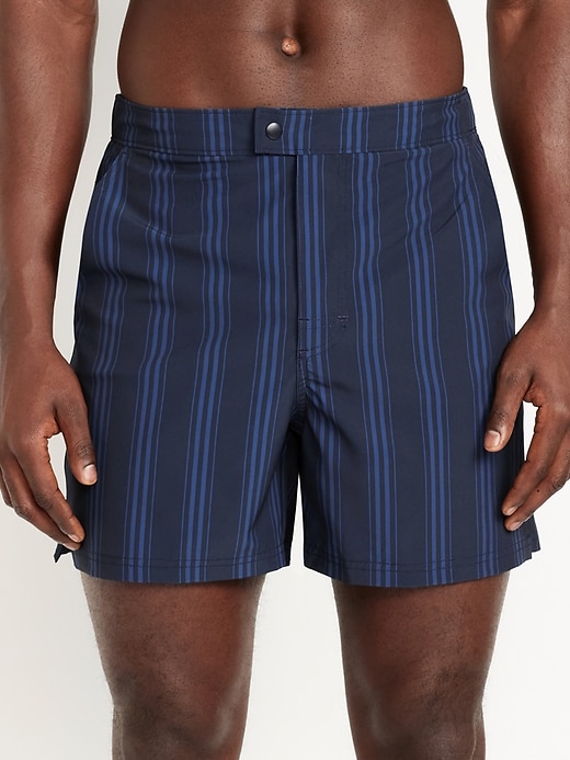 Image number 1 showing, Tailored Swim Trunks -- 5-inch inseam