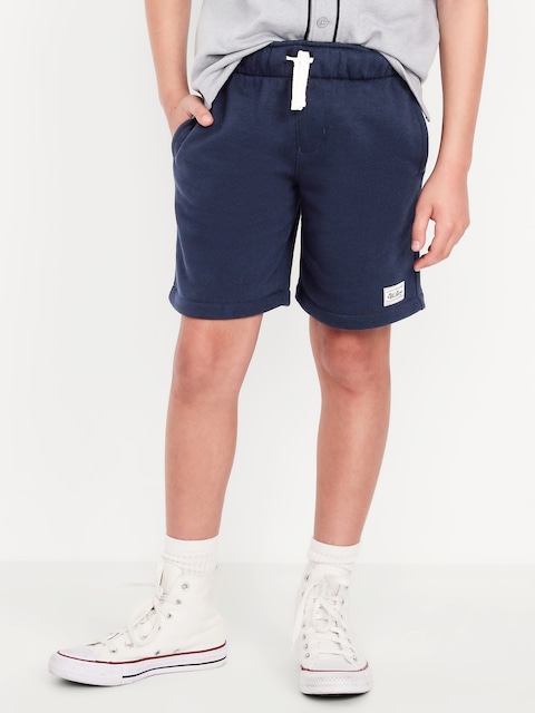 Below Knee Fleece Jogger Shorts for Boys