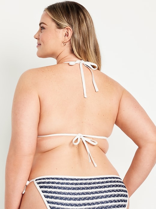 Image number 8 showing, Crochet Triangle Bikini Swim Top