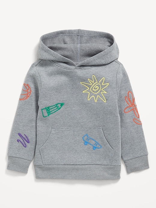 View large product image 1 of 2. Embroidered Pullover Hoodie for Toddler Boys