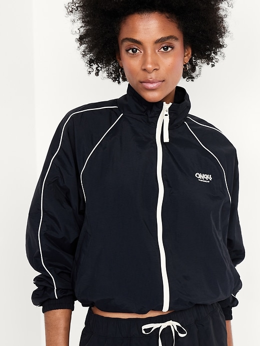 Image number 4 showing, Nylon Zip Jacket