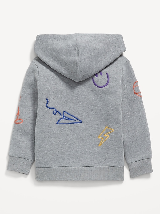 View large product image 2 of 2. Embroidered Pullover Hoodie for Toddler Boys