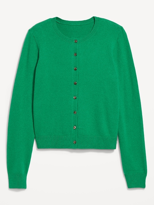 Image number 3 showing, SoSoft Cropped Cardigan Sweater