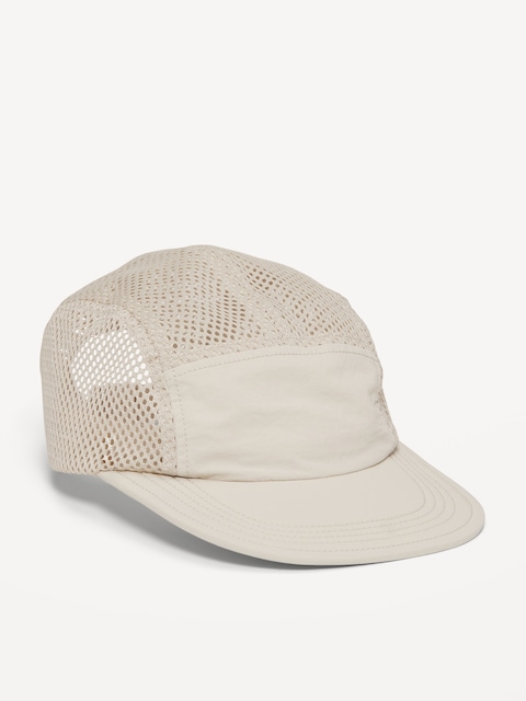 Mesh Run Cap for Men - Beige