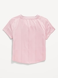 View large product image 4 of 4. Short-Sleeve Graphic Jersey T-Shirt for Girls