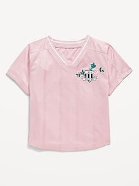 View large product image 3 of 4. Short-Sleeve Graphic Jersey T-Shirt for Girls