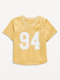 View large product image 3 of 4. Short-Sleeve Graphic Jersey T-Shirt for Girls