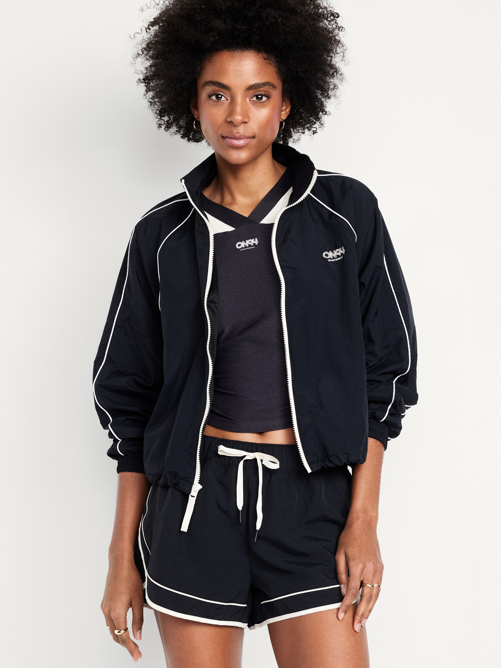 Nylon Zip Jacket | Old Navy