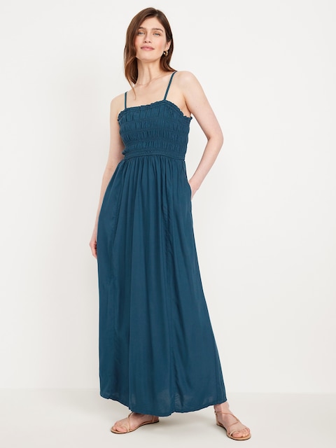 Fit & Flare Sleeveless Maxi Dress