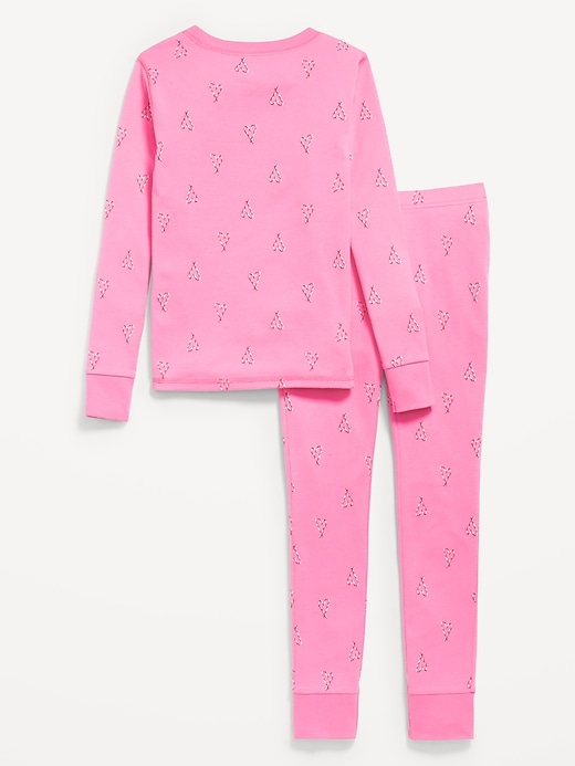 View large product image 2 of 3. Printed Snug-Fit Graphic Pajama Set for Girls