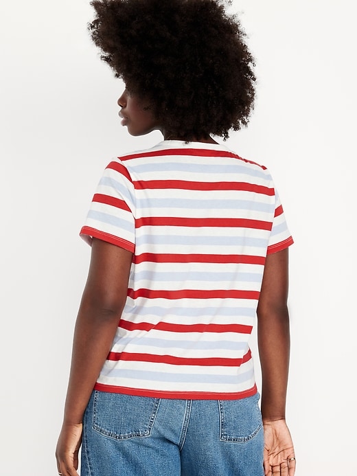 Image number 5 showing, EveryWear Crew-Neck Striped T-Shirt
