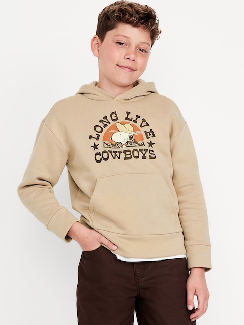 Peanuts™ Snoopy Gender-Neutral Graphic Pullover Hoodie for Kids