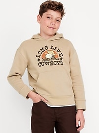 Image number 1 showing, Peanuts™ Snoopy Gender-Neutral Graphic Pullover Hoodie for Kids