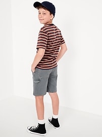 View large product image 3 of 5. Knee Length Baggy Carpenter Jean Shorts for Boys