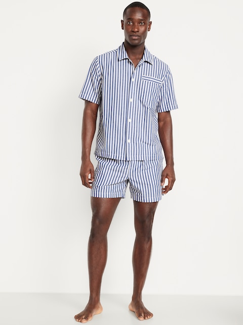 Poplin Pajama Short Set