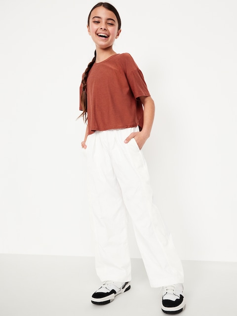 CloudMotion Cropped Performance T-Shirt for Girls