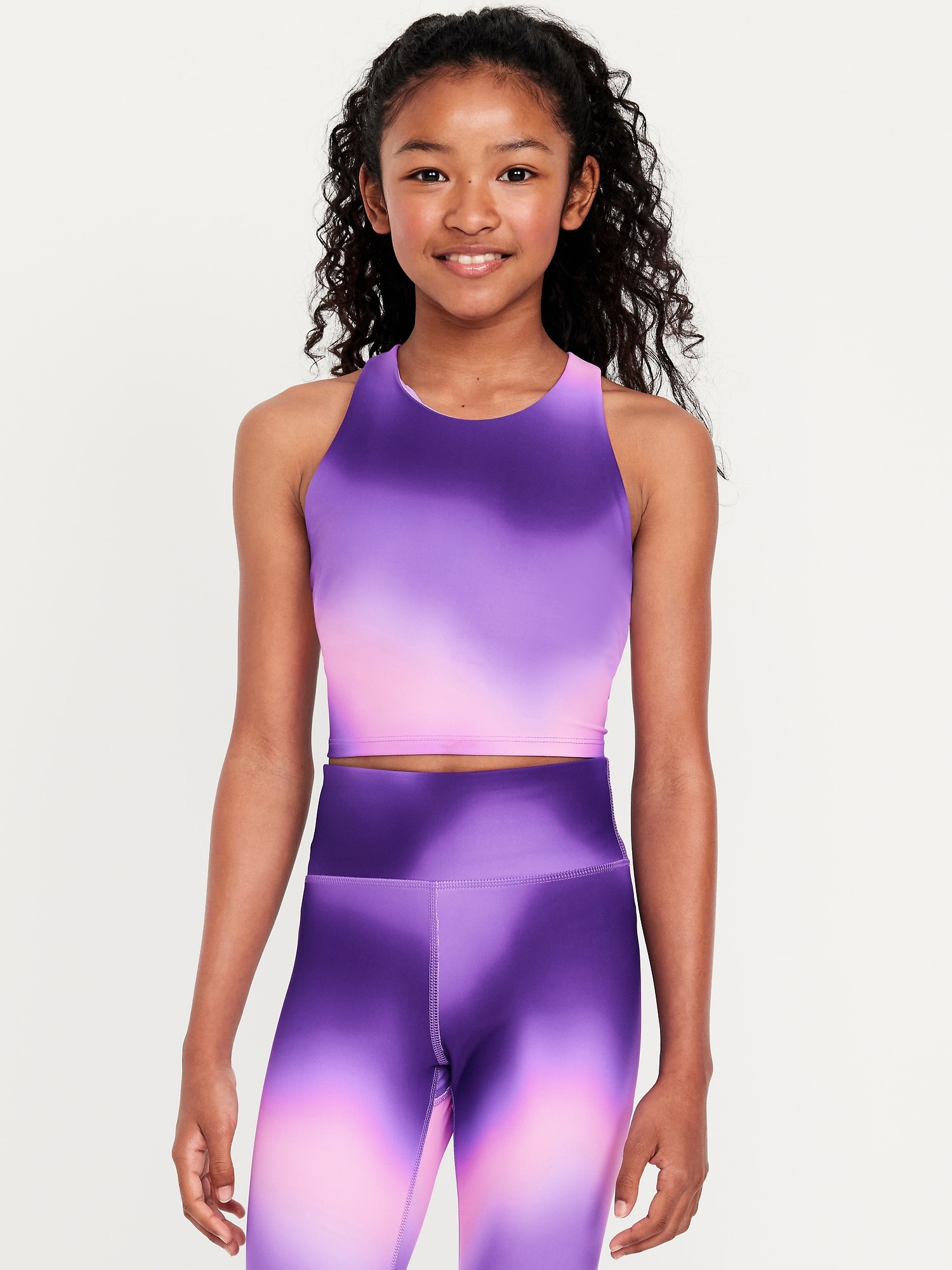 PowerSoft Longline Sports Bra for Girls