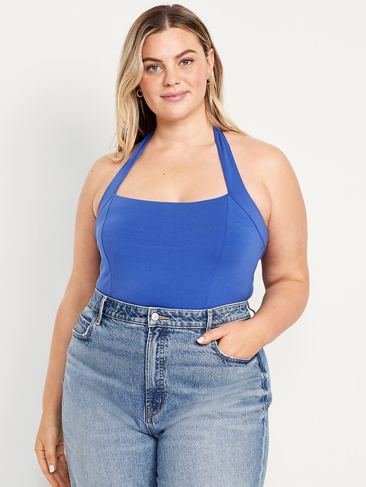 Image number 6 showing, Double-Layer Halter Top