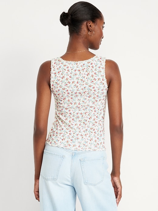 Image number 2 showing, Cinched Floral Tank Top