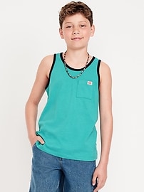 View large product image 1 of 1. Pocket Tank Top for Boys