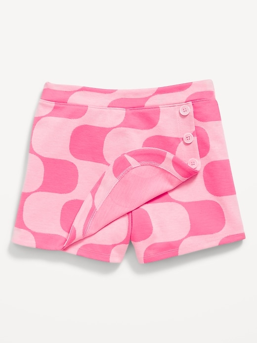 Image number 5 showing, Printed Wrap-Front Jacquard-Knit Skort for Girls