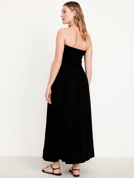 Image number 5 showing, Fit & Flare Drop-Waist Maxi Dress