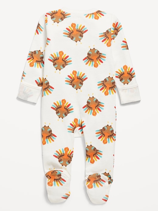 View large product image 2 of 3. Printed 2-Way-Zip Sleep & Play Footed One-Piece for Baby